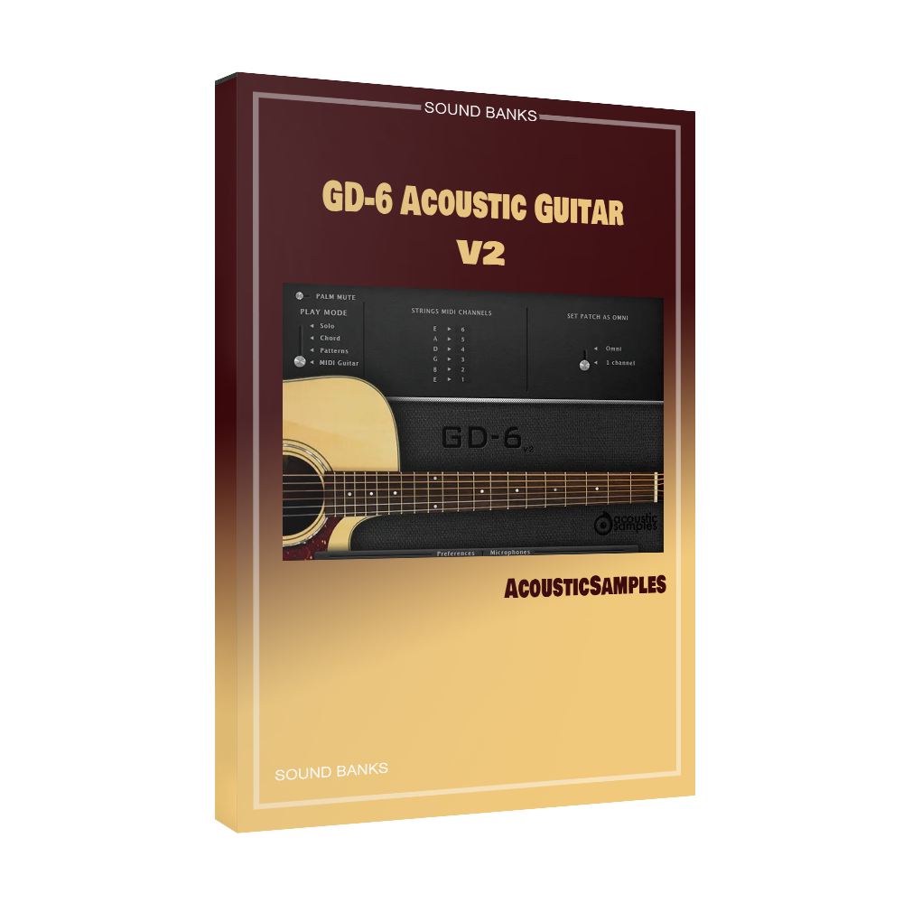 Acousticsamples – GD-6 Acoustic Guitar Acousticsamples – GD-6 Acoustic Guitar - Image 1