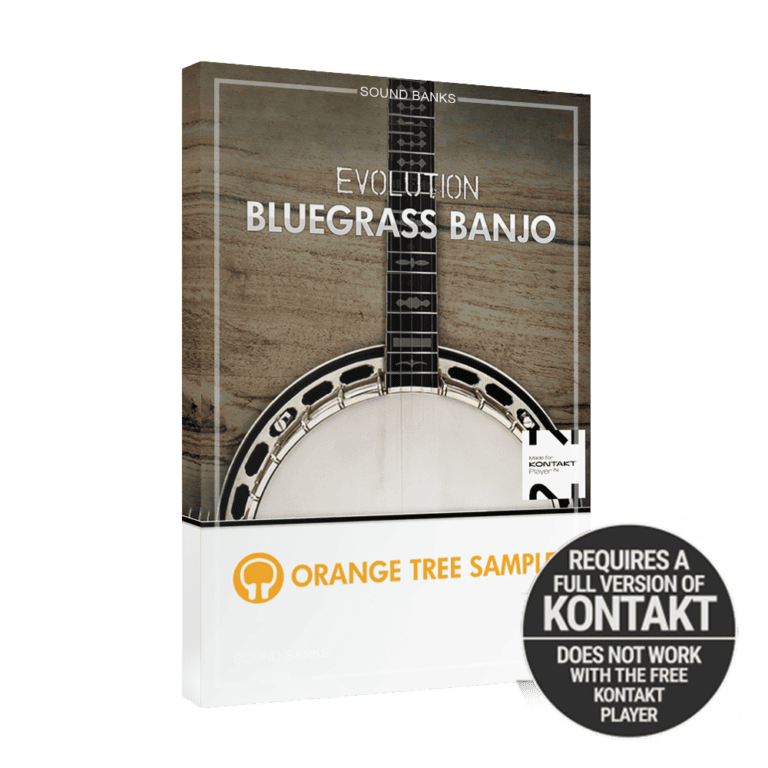 Orange Tree Samples Evolution Bluegrass Banjo Interface
