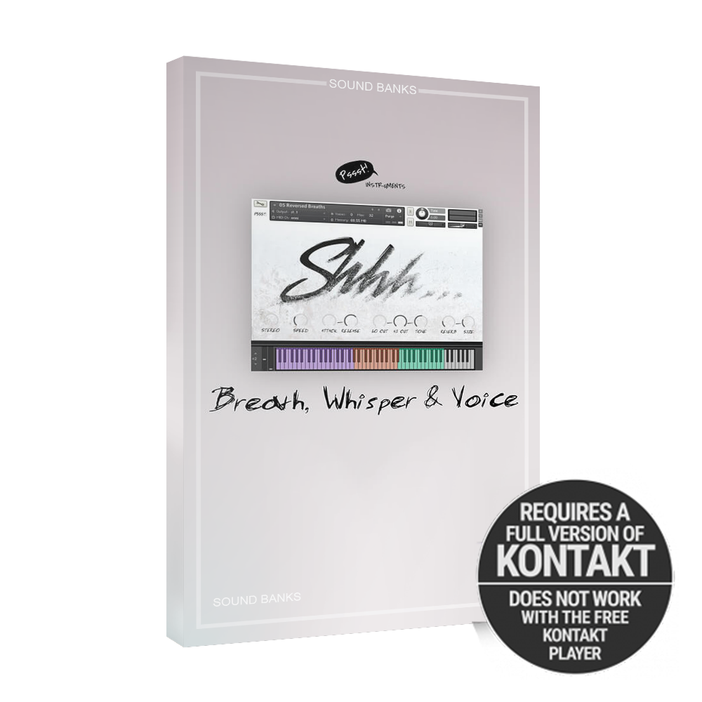 Pssst Instruments – Shhh… Breath, Whisper & Voice Pssst Instruments – Shhh… Breath, Whisper & Voice - Image 1