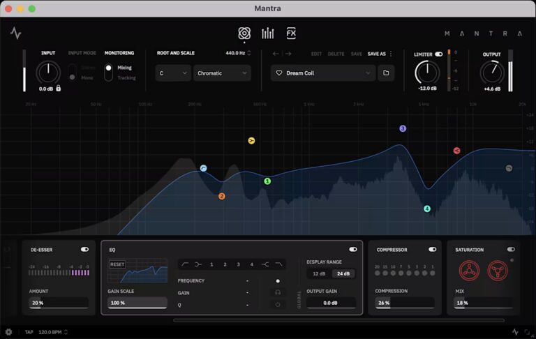 Neural DSP Mantra Interface