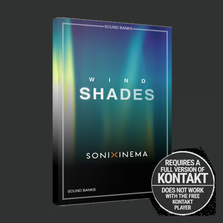 Sonixinema Wind Shades interface